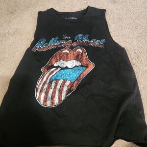 The Rolling Stones Kids Black and Blue Tank Top